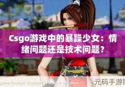 暴躁妹妹csgo对战攻略解析 暴躁妹妹配什么情侣名